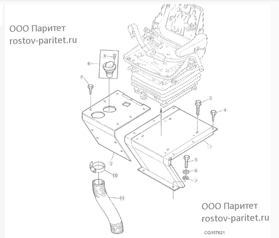 DRIVER'S SEAT SUPPORT 